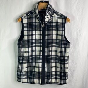 Telluride Clothing Company, black and cream plaid, pro fleece vest